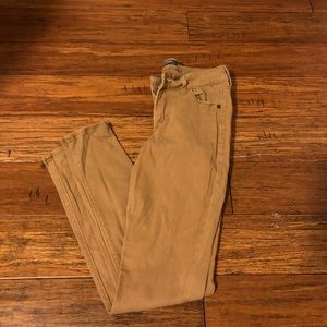 Old navy rockstar Caramel colored pants size 2